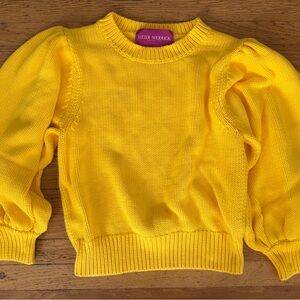 Heidi Merrick Dutchess Yellow Women's Sweater